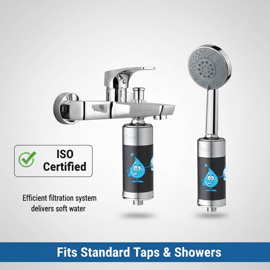 Hard Water Filter for Shower & Tap- MaxLife Series